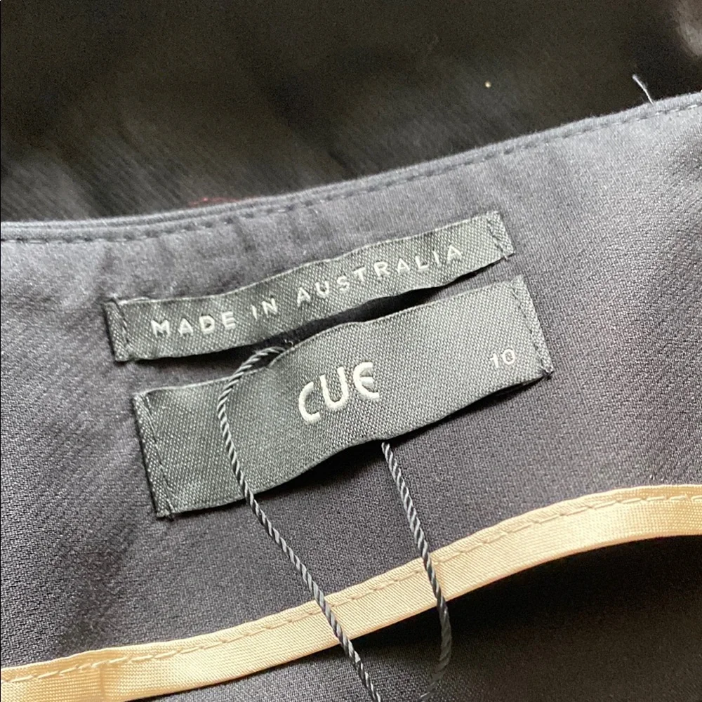 CUE Button Mini‎ Skirt High Rise Black Chic Streetwear